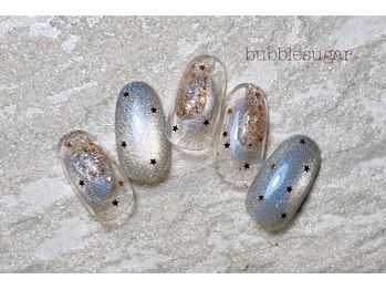 バブル シュガー バイ ネイルクローネ(bubble sugar by.nail crone)/ぷっくりマグスターネイル