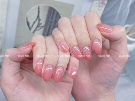 オレンジピンクグラデーション