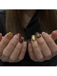 秋ネイル