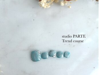 スタジオパルテ ネイルアイラッシュ(studio PARTE)/定額フット トレンドコース
