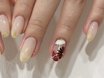 リル ビジュー(Lil' bijou)/和柄ネイル