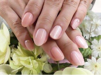 プルミエ ネイル(Premier Nail)/ヌーディカラーで☆定額デザイン