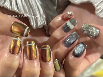 ネイルメゾン 梅田(NAIL MAISON)/個性派アシメ【fuka限定】