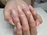 【新規ジェルオフ無料】アクリルスカルプ+選べるアート2本☆6500円