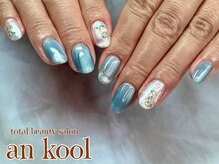 アンクール(an kool)/マグネット×シェルネイル