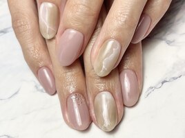 大理石風ニュアンスネイル！