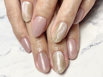 ヘアーアンドネイル ルシア(Hair&Nail Lucia)/大理石風ニュアンスネイル!