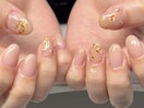 春ネイル/ドライフラワー/西新宿