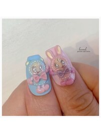 3Dネイル【メゾピアノネイル】