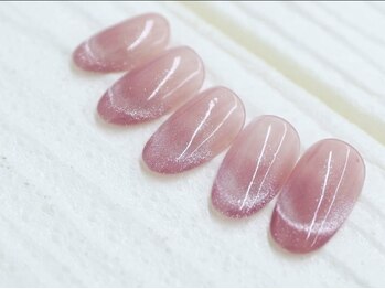 ラグジュアリーネイルズ アカバネ(Luxury Nails Akabane)/マグネットフレンチ*グラデ