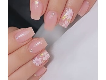 アラマンダ ネイル(Allamanda Nail)/春ネイル♪