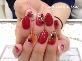 【べっ甲ネイル】