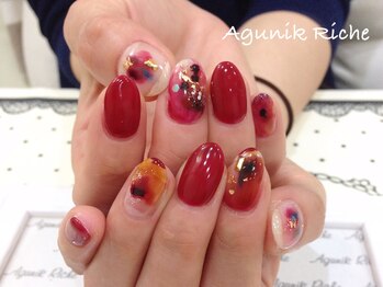 アグニークリッシェ(Agunik Riche)/【べっ甲ネイル】