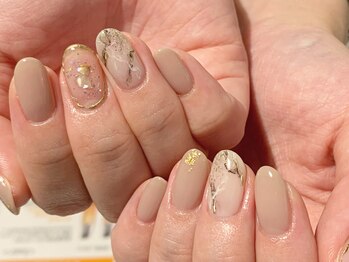 ネイルズ ララ(nails Lala)/大理石。