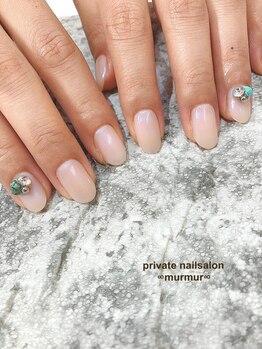 プライベート ネイルサロン マーマ(murmur)/ターコイズネイル