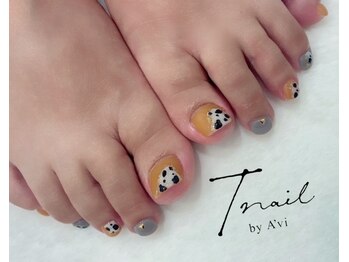 ティーネイル/秋フットネイル 