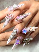 エクアネイルズ(Akuwa nails)/スカルプ3Dアート180分やり放題 