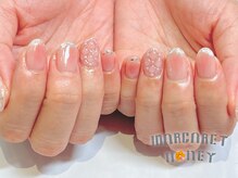 マーガレットハニー 本八幡/チークガラスネイル