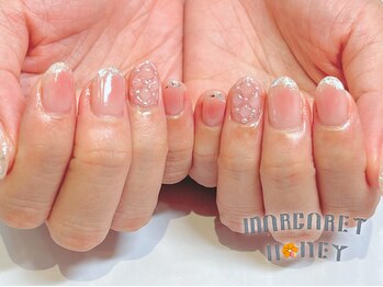 マーガレットハニー 本八幡/チークガラスネイル