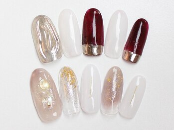 ユースタイル 新宿店(U-style)/うねうねミラーネイル