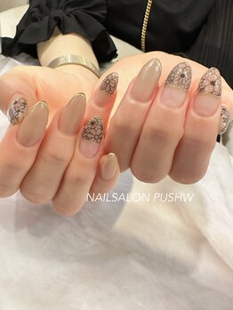プシュウ(PUSHW)/定額ネイル
