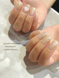 ハートパーツネイル