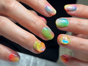 ネイルサロン プール ヴー(Nail Salon Pour Vous)/【夏定額】カラフルネイル