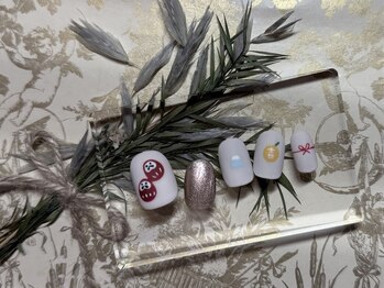 ブレス 仙台駅前本店(BLESS)/お正月ネイル*