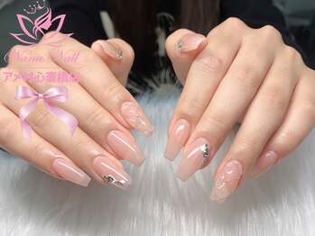 ナナネイル アメ村心斎橋店(NaNa Nail)/長さ出し/持ち込みOK/アート10本