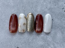 ニアウネイル(niau nail.)/mirror &nbsp;heart design