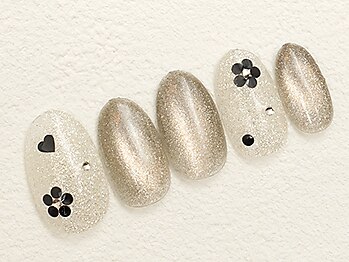 ワンラブネイルズ 新橋店(OneLoveNails)/【定額】5490円★フラワー