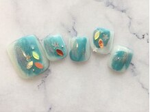 ホームネイルサロン 戸田 ミハ フルーラ(Home Nail Salon Mija Flura)/フットニュアンス　　Ｉ344ＦＮ