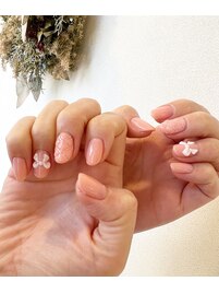 春色キルティングネイル