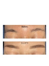 ベリル 金町店(Beryl)/眉山がなかった眉にもメリハリ。