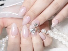 リンドネイル バイ モカ アンド ララ(Lind nail by moca and LaLa)/ショートネイル/ワンカラー