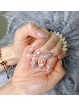 プリティ(Pretty)/人魚の尻尾ネイル/立体/海/夏