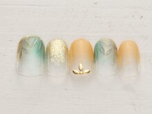 ネイルサロン ノーネイル 横浜/ボタニカルリーフ　￥4990