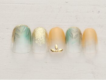 ネイルサロン ノーネイル 横浜/ボタニカルリーフ　￥4990