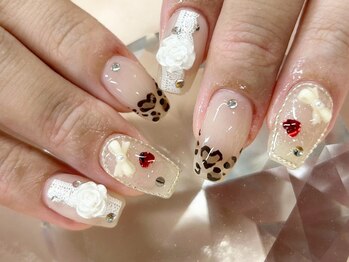 ベーシック ネイルウィザードアカデミー 本厚木店(Basic×NailWizardAcademy)の写真/【Jrやり放題¥3900】持ち込みOK★流行ネイルをJrクーポンでお得に♪定額・マグネットデザインも豊富！