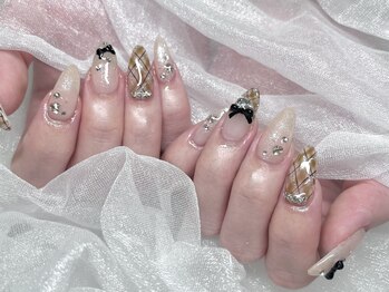 【Aina】チェックネイル