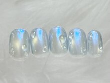 ネイルメゾン 渋谷店(NAIL MAISON)/水滴ミラーうるうる¥6500