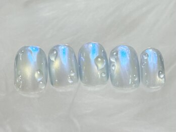 ネイルメゾン 渋谷店(NAIL MAISON)/水滴ミラーうるうる¥6500