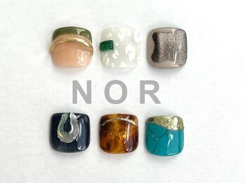 ノア 高槻店(NOR)/【FOOT】親指アート2本¥7000