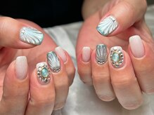 ネイルサロン プール ヴー(Nail Salon Pour Vous)/【夏定額】MAGシェルネイル