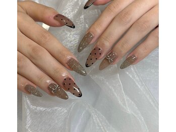 ワンホンネイルサンプルデザイン