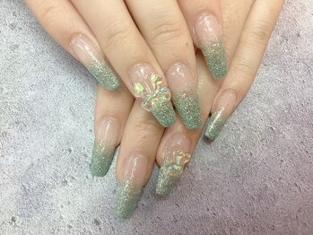 ジャスミンネイル(Jasmine Nail)/スカorチップ★シンプルビジュー