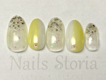 ネイルズ ストーリア(Nails Storia Salon&School)/シンプルデザイン