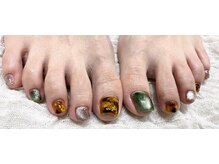 ネイル シスター(nail sister)/ギャラクシー×べっこうネイル