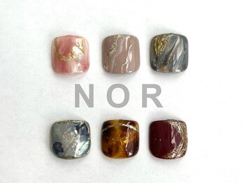 ノア 高槻店(NOR)/【FOOT】親指アート2本¥7000