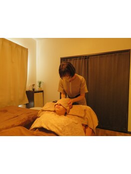 ヘッドスパで癒されたい